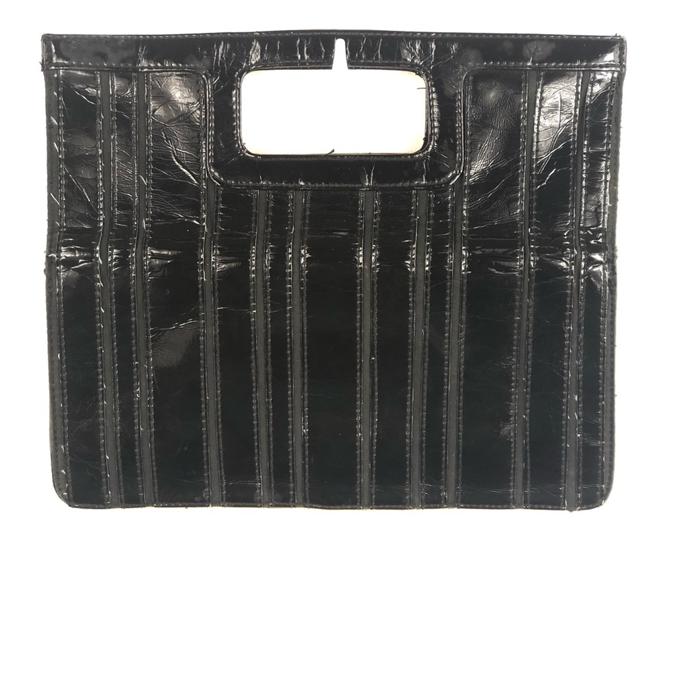 Used H&M Black foldable clutch handbag